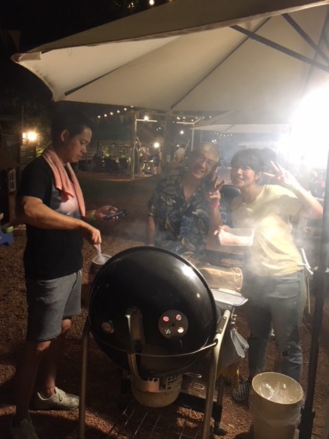 本日はBBQ